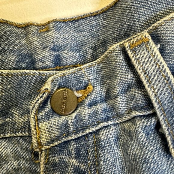 Carhartt Men's Relaxed Fit 38 X 32 Light Wash Jeans - Picture 3 of 4